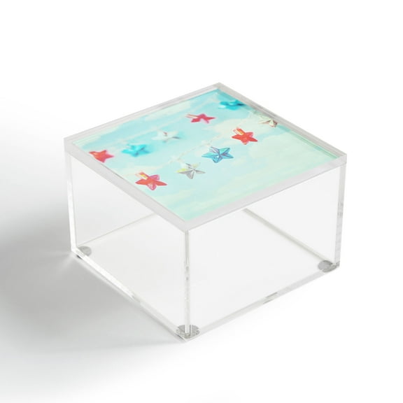 Society6 Lisa Argyropoulos Oh My Stars Acrylic Box