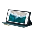 thumbnail image 4 of Feishell Crossbody Bag Wallet Case for iPhone SE 2022/SE 2020/8/7,Shockproof Luxury PU Leather Zipper Pocket Magnetic Closure Folio Card Slot Flip Kickstand Phone Case with Shoulder Strap,Green, 4 of 11