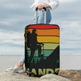 thumbnail image 4 of Uemuo Not All Who Wander Are Lost 1 Printed Washable Luggage Cover - Fashion Suitcase Protector Fits 18-32 Inch Luggage -Small, 4 of 9