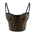 thumbnail image 5 of Camisole Décontractée pour Femmes, Corset Imprimé, Crop Top Confortable et Extensible, 5 of 5