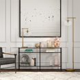 thumbnail image 2 of Henn&Hart 25" Modern Metal Table Lamp with Globe Glass Shade in Gold/Seeded, 2 of 3