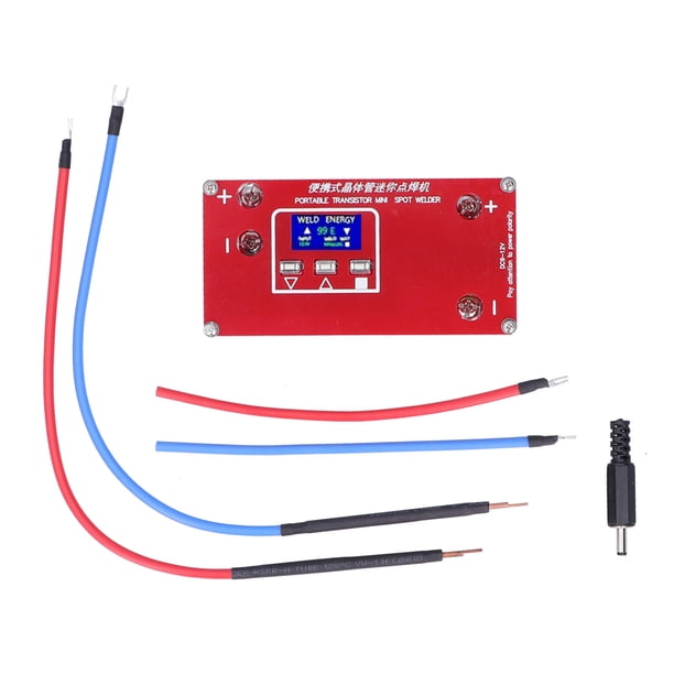 Mini Soldador Por Puntos, Máquina Portátil De Soldadura Por Puntos, Pantalla LCD, Kit De Pluma De Soldadura Por Transistores Para Batería De Automóvil 18650 De 12 V, Con Cable De Entrada De 10 AWG