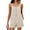 Beige, variant on Guluxicc Women's Linen Romper Square Neck Loose Sleeveless Summer Jumpsuits One Piece Vacation Beach Outfits with Pockets