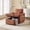 Orange|Storage, variant on Aukfa Comfy Mini Sofa Adjustable Backrest Chaise Lounger Convertible Sofa Chair Bed w/ &Pillow, Black