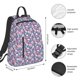 thumbnail image 2 of Disketp Skull Mochila Ligera e Impermeable, Mochila de Día Resistente para Viajes, Senderismo y Uso Diario para Hombre y Mujer, 2 of 7