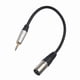 thumbnail image 3 of 3.5mm Stereo Jack Plug Audio Cable Microphone Audio Cable 0.3M, 3 of 5