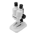 thumbnail image 1 of 20X Stereo Microscope Binocular with LED for PCB Soldering Tool Mobile Phone Repair Slides Mineral Watching Microscopio,1 set x Stereo microscope with accessories,white & black, 1 of 8