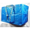 thumbnail image 2 of Smallzonex 10 Pack Large Blue Frakta Reusable Shopping Bags - Heavy Duty Storage  Travel Tote, 2 of 8