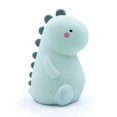 thumbnail image 1 of CAROOTU Cartoon Dinosaur LED Lamp Silicone Bedside Reading Lamp Tap to Change Light Color USB Rechargeable, 1 of 6