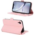 thumbnail image 5 of Crossbody Wallet for iPhone XR Case with Adjustable Lanyard Strap Credit Card Holder 6.1",PU Leather Handbag Purse Kickstand Make Up Mirror Cover Case for Men Women Girl,Pink, 5 of 13