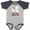 Heather and Navy, variant on Inktastic My Opa Loves Me Grandson Boys Baby Bodysuit