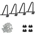 thumbnail image 1 of 4pcs Hairpin Table Legs - 4 Inch DIY Metal Table Legs for Heavy Duty - Perfect for Cabinet, TV Cabinet, Drawers, Nightstand, Comes with Screws and Flo, 1 of 5