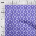 thumbnail image 2 of oneOone Rayon Medium Purple Fabric Geometric Shape Fabric For Sewing Printed Craft Fabric By The Yard 56 Inch Wide, 2 of 4