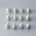 thumbnail image 4 of QQTDFG 999 Sterling Silver Lovely Oriental Zodiac DIY Bracelet Charm Bead A2990-C - Tiger (1 pc), 4 of 7