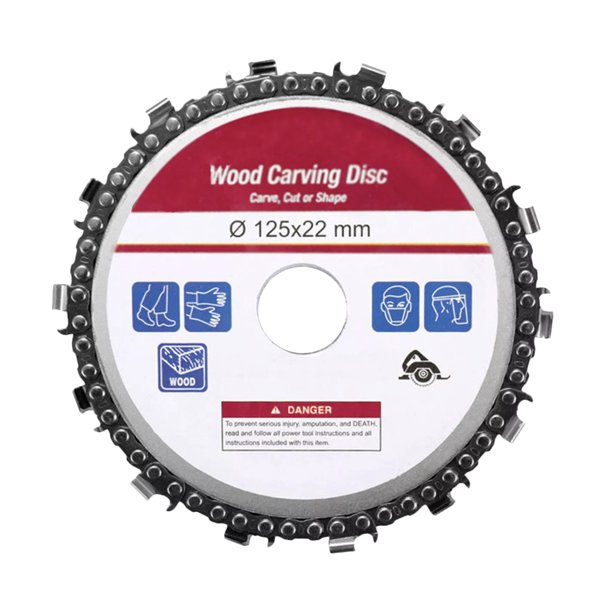 5 Inches Grinder Disc and Chain Fine Abrasive Cut Chain Carver