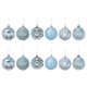 thumbnail image 1 of Colgante para árbol de Navidad Decoración navideña Colgante de PVC para Navidad 6 cm 12 unidades, 1 of 2