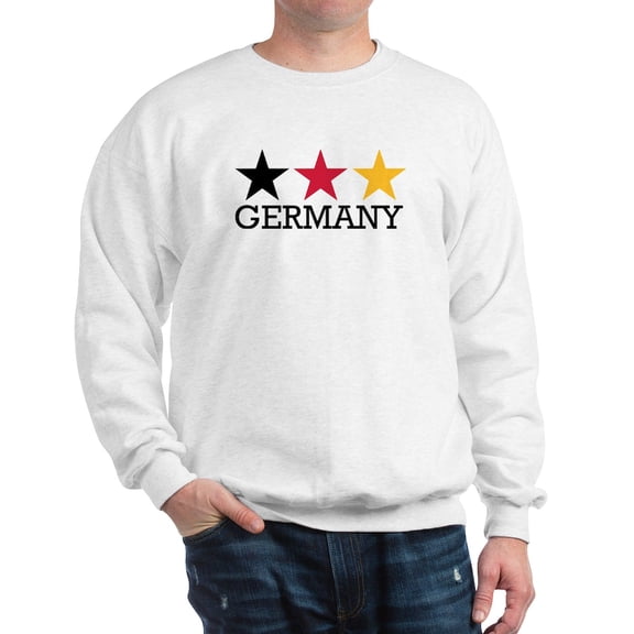 CafePress - Germany Stars Flag Sweatshirt - Crew Neck Sweatshirt