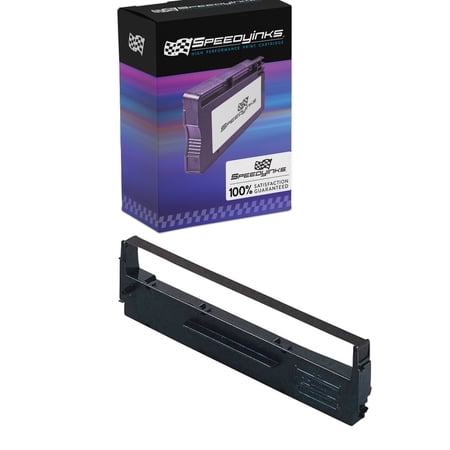 Speedy Compatible Printer Ribbon Cartridge Replacement for Epson S015631 (Black)
