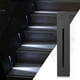 thumbnail image 2 of Luz de escalera LED empotrada Zulema Apliques s Blanco cálido 3W Rectángulo negro, 2 of 8