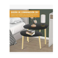 thumbnail image 4 of Mesas De Centro Y Auxiliar Minimalistas Negro, 4 of 4