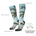 thumbnail image 4 of Balery Vintage Surf Van Beach Printed Novelty Socks Men's Women's Crew Socks Sports Socks Knee High Socks Cotton Socks Quirky and Cool Socks, 4 of 9