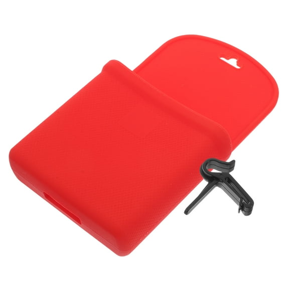 Masteelf Multifunctional Car Pocket Organizer Silicone Car Storage bags For Air Vent And Dashboard Hanging Pouch For Phone And Accessories
