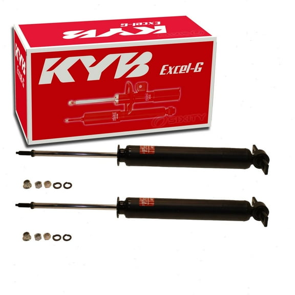 2 pc Rear Shock Absorbers compatible with Ford Fusion 1.5L 2.0L 2.5L L4 2013-2018