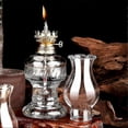 thumbnail image 5 of Vintage Oil Lamps For Indoor Use(set Of 2),8 Inch Height Kerosene Lamp With Hurricane Glass,rustic K, 5 of 5