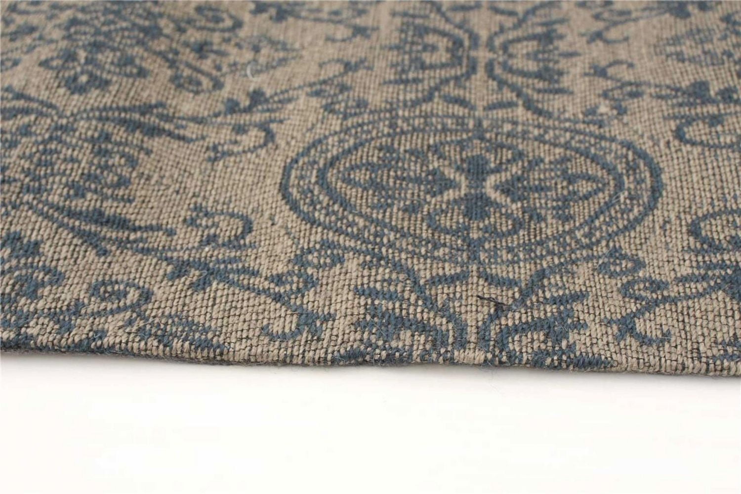 ECARPETGALLERY 4'9" x 6'9"  Transitional Collage Handmade Area Rug for Living Room, Dining Room and Bedroom in Yellow