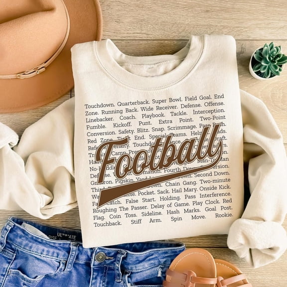 Simple Fit Football Sweatshirt, Football Fan Shirt, Team Mascot Shirt, School Spirit Shirt, School Team Shirt, Football Mom Shirt, Football Night Shirt All Size S-5Xl