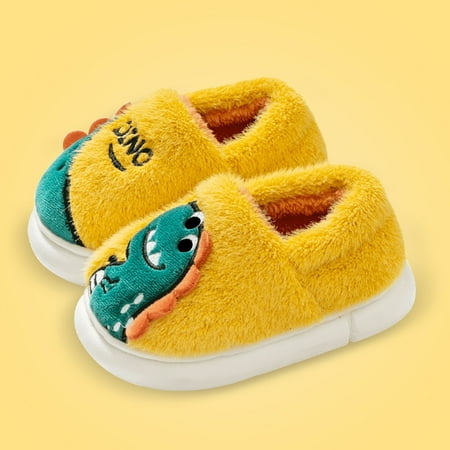 

Akiihool Girl Slippers Kids Winter Indoor Household Shoes Toddler Boys Girls Anti-slip Fuzzy House Slippers Shoes for Indoor Outdoor (A 13)