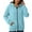A-Blue102, variant on XIAOCHA Womens Hoodies Streetwear Zip Up Hoodie Long Sleeve Drawstring Jacket Kangaroo Pocket Trendy Relaxed Active Sweatshirt