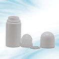 thumbnail image 4 of 4 Pcs Bouteilles Vides Rechargeables 50mL en Plastique Blanc Anti-Transpirant avec Rouleau à Billes, 4 of 6