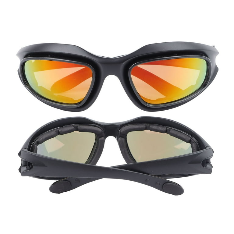 2024 Polarized Motorcycle Riding Goggles Reduce Glare Full Frame Windproof Cycling Glasses with Replacement Glasses for Adult Walmart