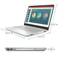 thumbnail image 7 of HP Business 15 Laptop Computer 15.6" Diagonal HD Touchscreen 11th Gen Intel Core i3-1115G4 32GB RAM 512GB SSD Intel UHD Graphics USB-C HDMI WiFi Card Reader Win10 (Natural Silver), 7 of 7