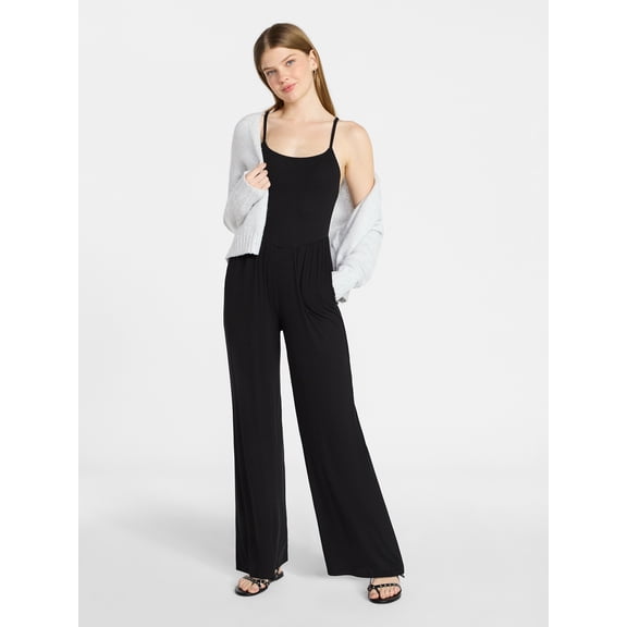 No Boundaries Sleeveless Cami Jumpsuit, Women's XXS-XXL