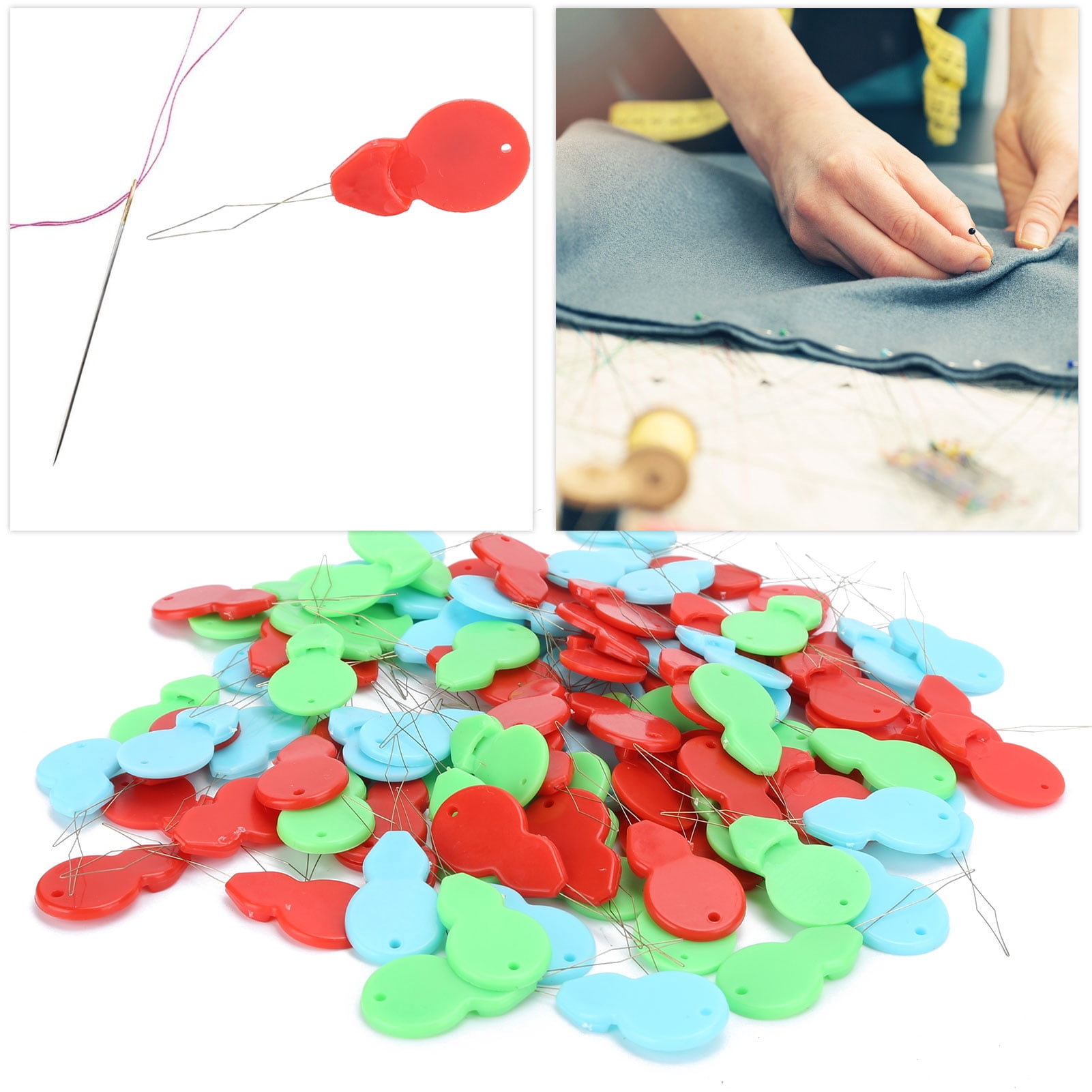5 Enfile-aiguilles En Plastique Et Acier - Pour Couture à Main Et Machine - Facile D'utilisation - 9