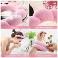 thumbnail image 4 of Spa Headband & Wrist Bands For Women, Skincare Headband & Wristband For Washing Face, Makeup Headband Wrist Scrunchies Puffy Sponge Spa Headband Terry Towel Cloth Fabric Bubble Head Band For Skincare,, 4 of 4