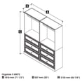 thumbnail image 3 of Versatile by Bestar 72'' Storage Kit in White, 3 of 4