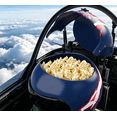 thumbnail image 2 of 2-Pack Pot Maverick Helmet Popcorn Bucket, Reusable Plastic Popcorn Bowl, Forty Year Milestone Sculpted Snack Tin, Retro Pilot Helmet Style for Home Film Nights and Holiday Parties, 2 of 9