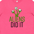 thumbnail image 4 of Inktastic Aliens DId It Youth T-Shirt, 4 of 5