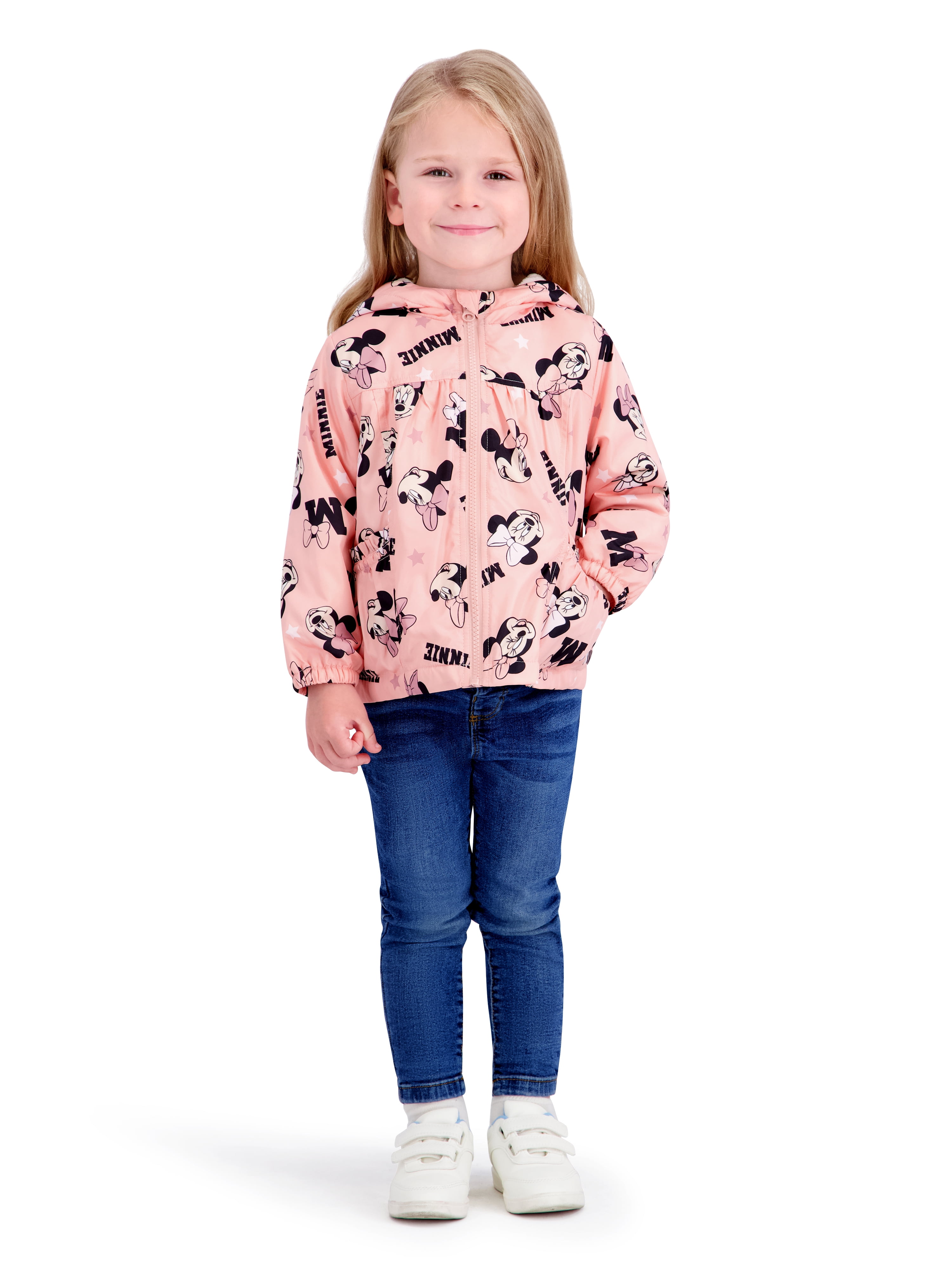 Character Toddler Girl Jacket with Hood and Ears, Sizes 12M-5T