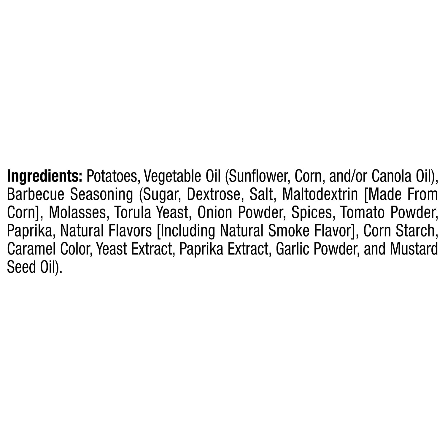 Lay's Potato Chips, Barbecue, 1 oz Bags, 40 Count