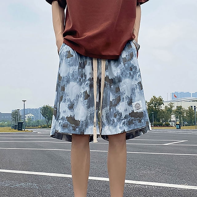 Shorts de Plage pour Hommes, Style Vacances, Impression Spéciale, Séchage Rapide, Décontracté