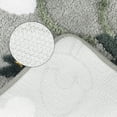 thumbnail image 4 of Alfombrillas de baño de microfibra REGALWOVEN, alfombrillas de baño de flores lindas antideslizantes, alfombrillas de baño suaves y absorbentes, lavables a máquina en gris 16" x 24", 4 of 6