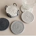 thumbnail image 3 of 8pcs Woven For Drinks Absorbent Set With, 3 of 5