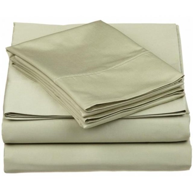 530 Thread Count Egyptian Cotton California King Sheet Set Solid Sage
