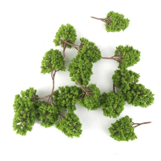 Lot De 20 Arbres Miniatures 9 Cm Pour Chemin De Fer Et Dioramas – Déco Maquette