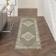 thumbnail image 5 of Nourison Grafix Persian Olive 2'3" x 7'6" Area Rug (2x8), 5 of 7