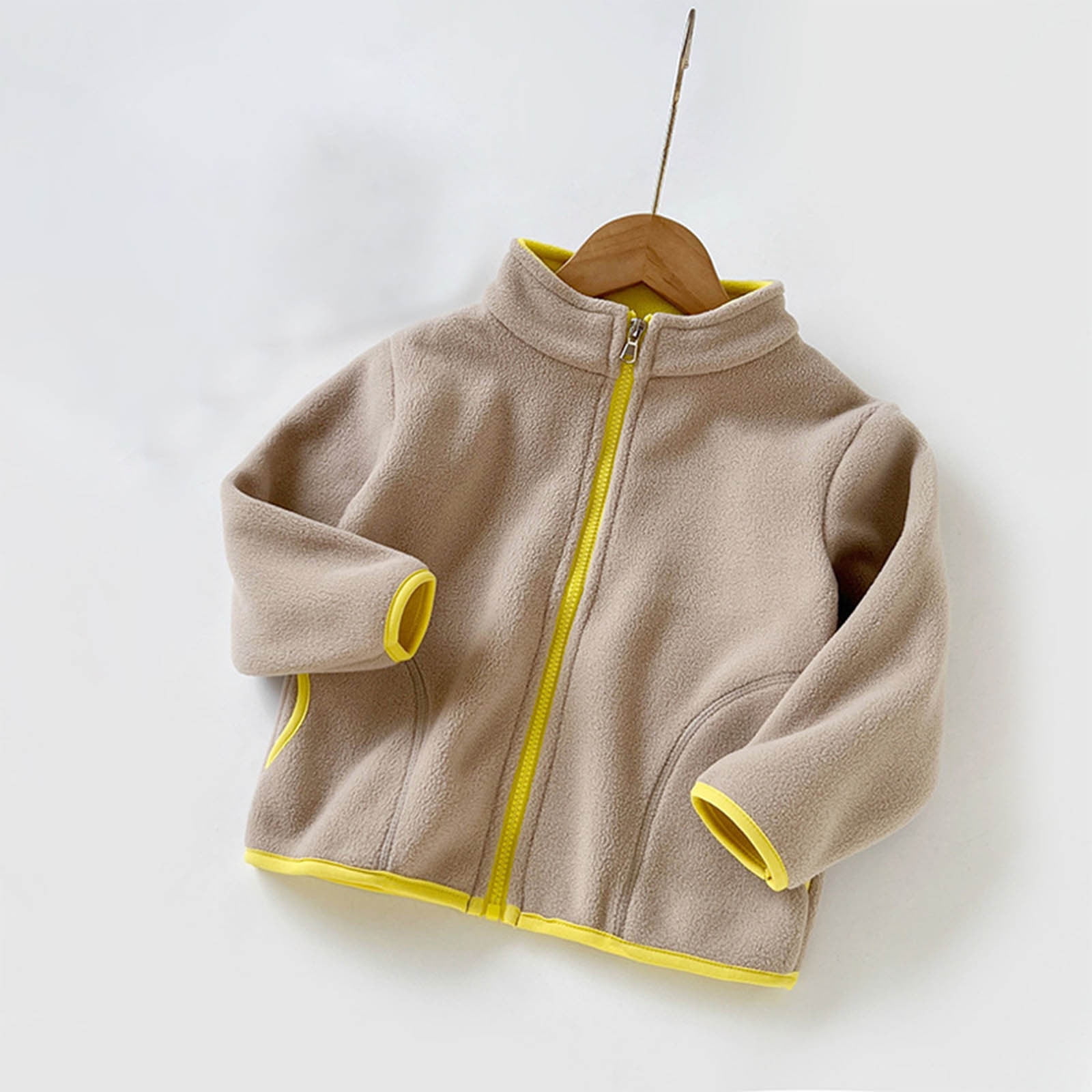 Manteau à Capuche En Polaire Pour Bébé - Chaud, épais, Style Jean Coloré